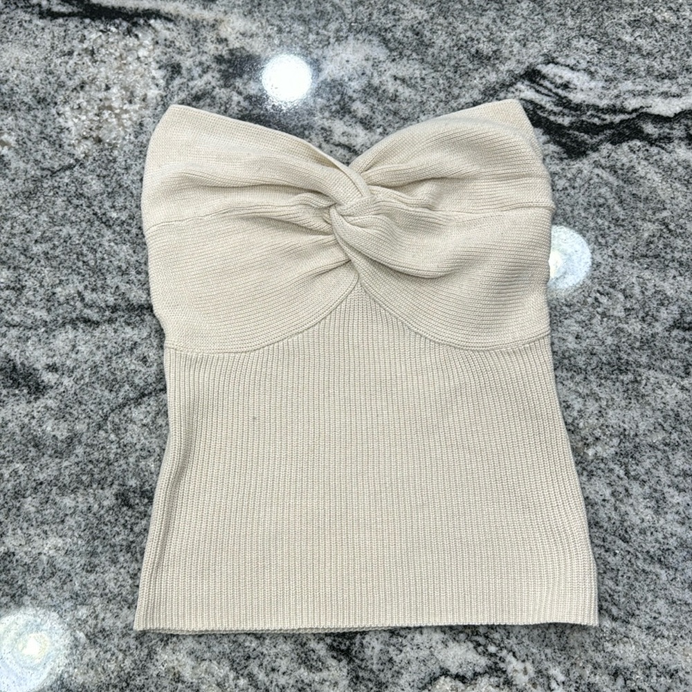 Sweater tube top